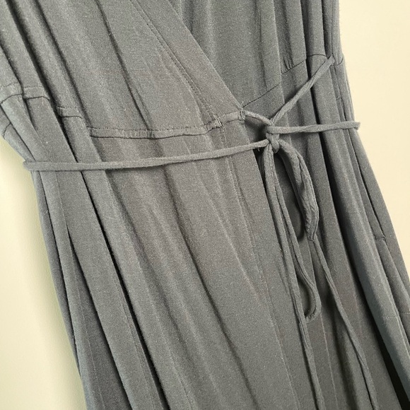 PrAna | Foundation Wrap Dress Black Comfort Athleisure - Picture 3 of 6